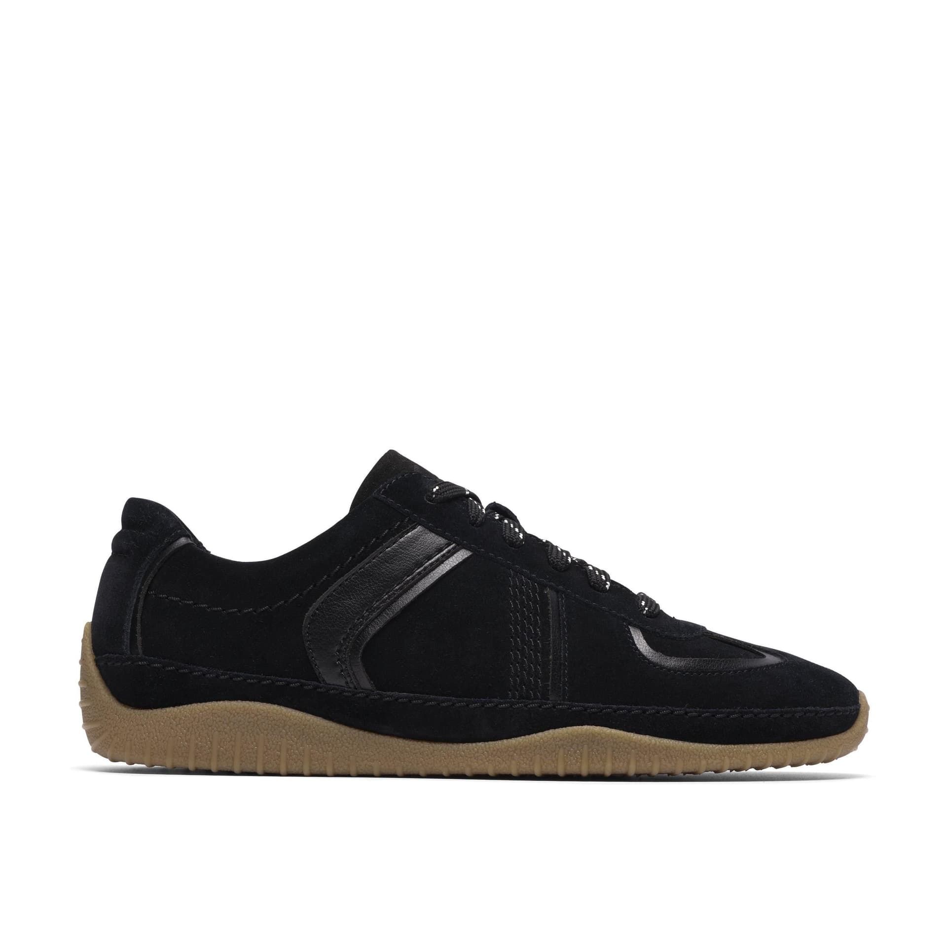 Clarks Clarks Women's Meridor Lo Black Suede Trainers