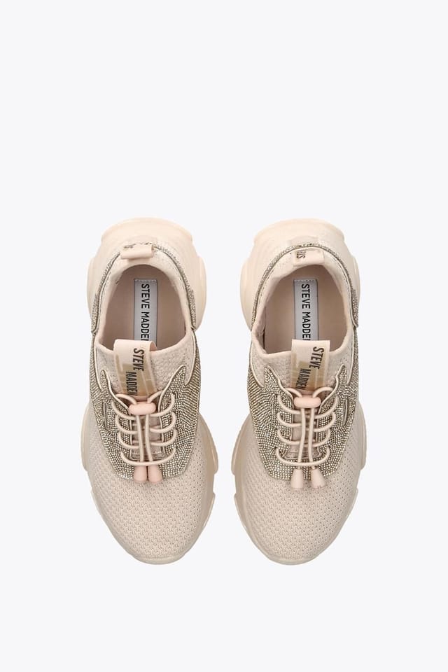 Steve Madden STEVE MADDEN Women's 'Match Re Beige' Fabric Trainers in Beige - 2
