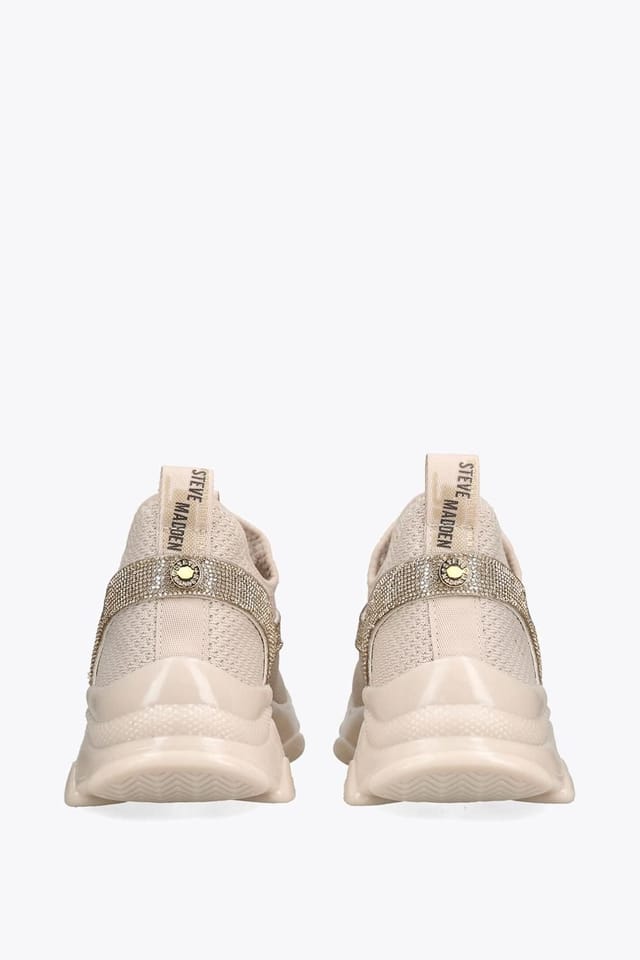 Steve Madden STEVE MADDEN Women's 'Match Re Beige' Fabric Trainers in Beige - 3