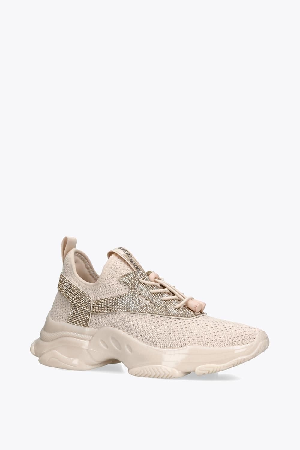 Steve Madden STEVE MADDEN Women's 'Match Re Beige' Fabric Trainers in Beige - 4