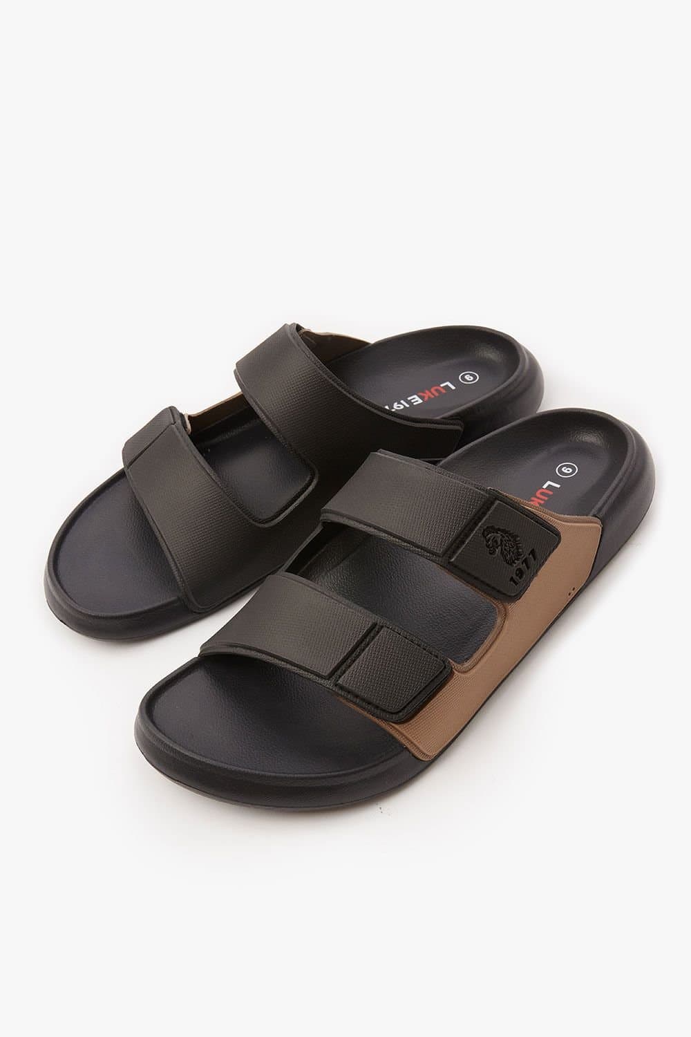 Luke 1977 Luke 1977 Men's Lisbon Double Strap Sandle in Black