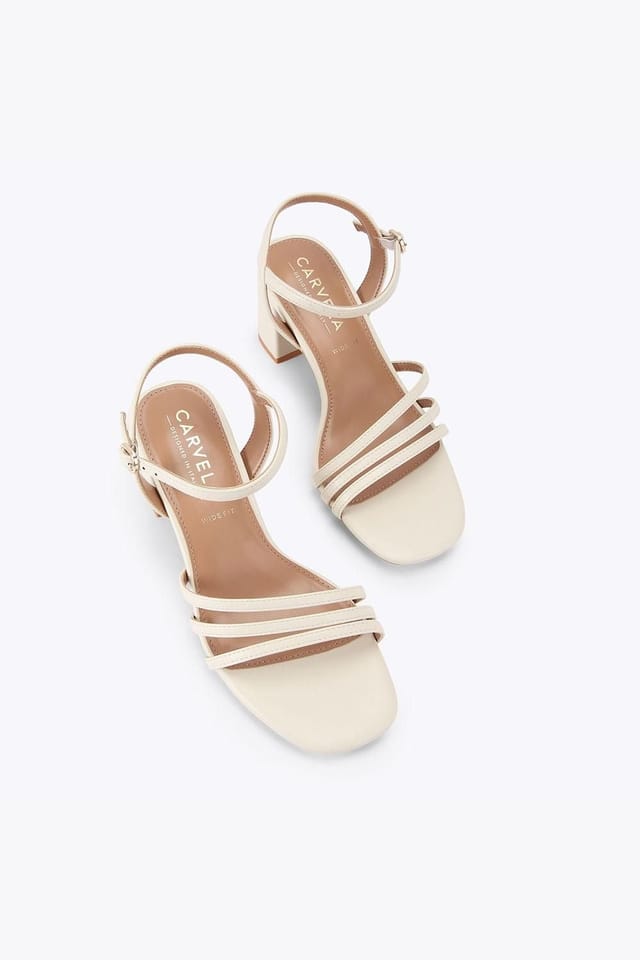 Carvela Carvela Women's 'Motto Block Wf' Sandals in Cream - 2