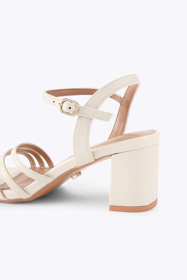 Carvela Carvela Women's 'Motto Block Wf' Sandals in Cream - 3