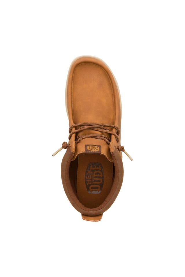 Hey Dude HEY DUDE Men's Wally Mid Boot GripR Classic Cognac/Tan in Brown - 2