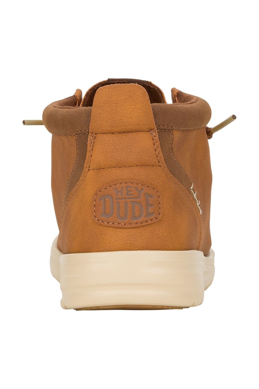 Hey Dude HEY DUDE Men's Wally Mid Boot GripR Classic Cognac/Tan in Brown - 4