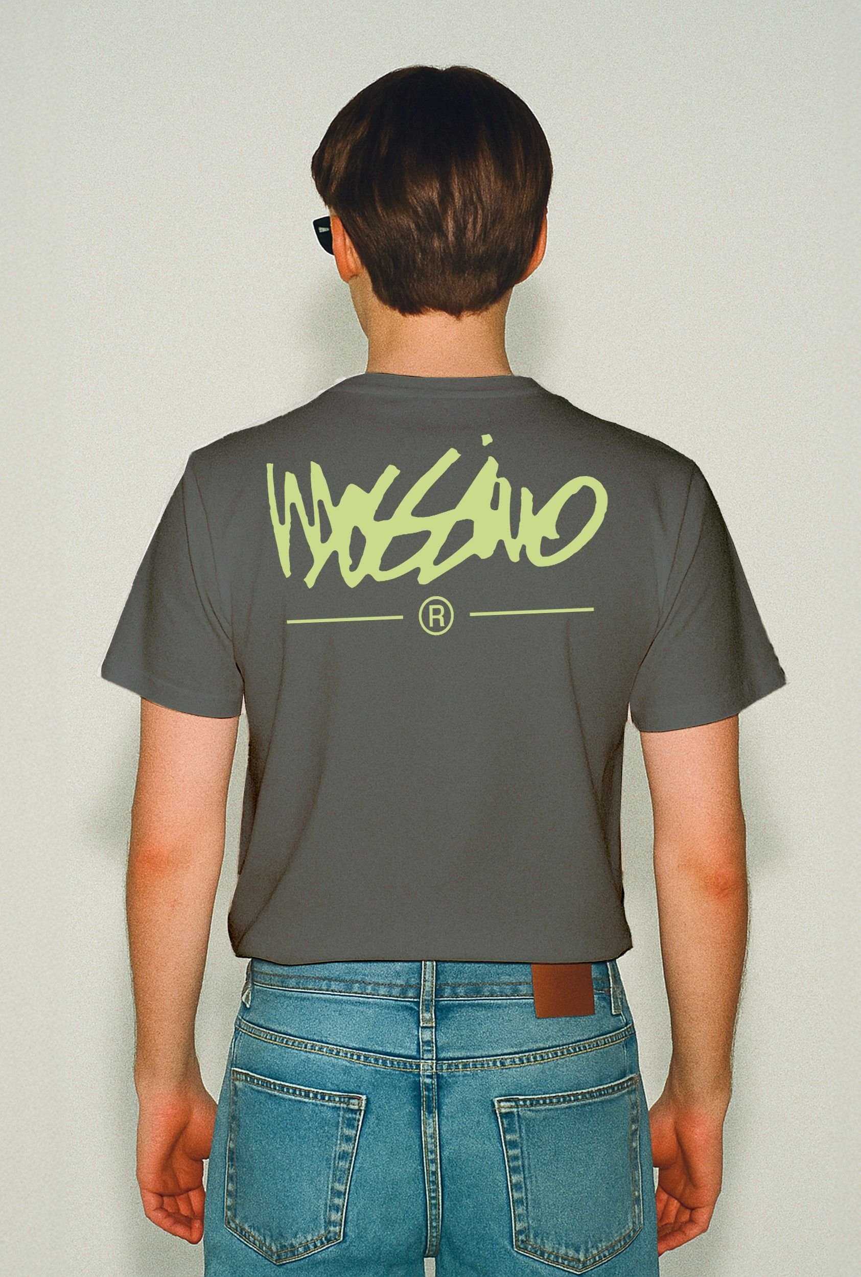 Mossimo Mossimo Men's Signature T-Shirt in Light Grey - 4