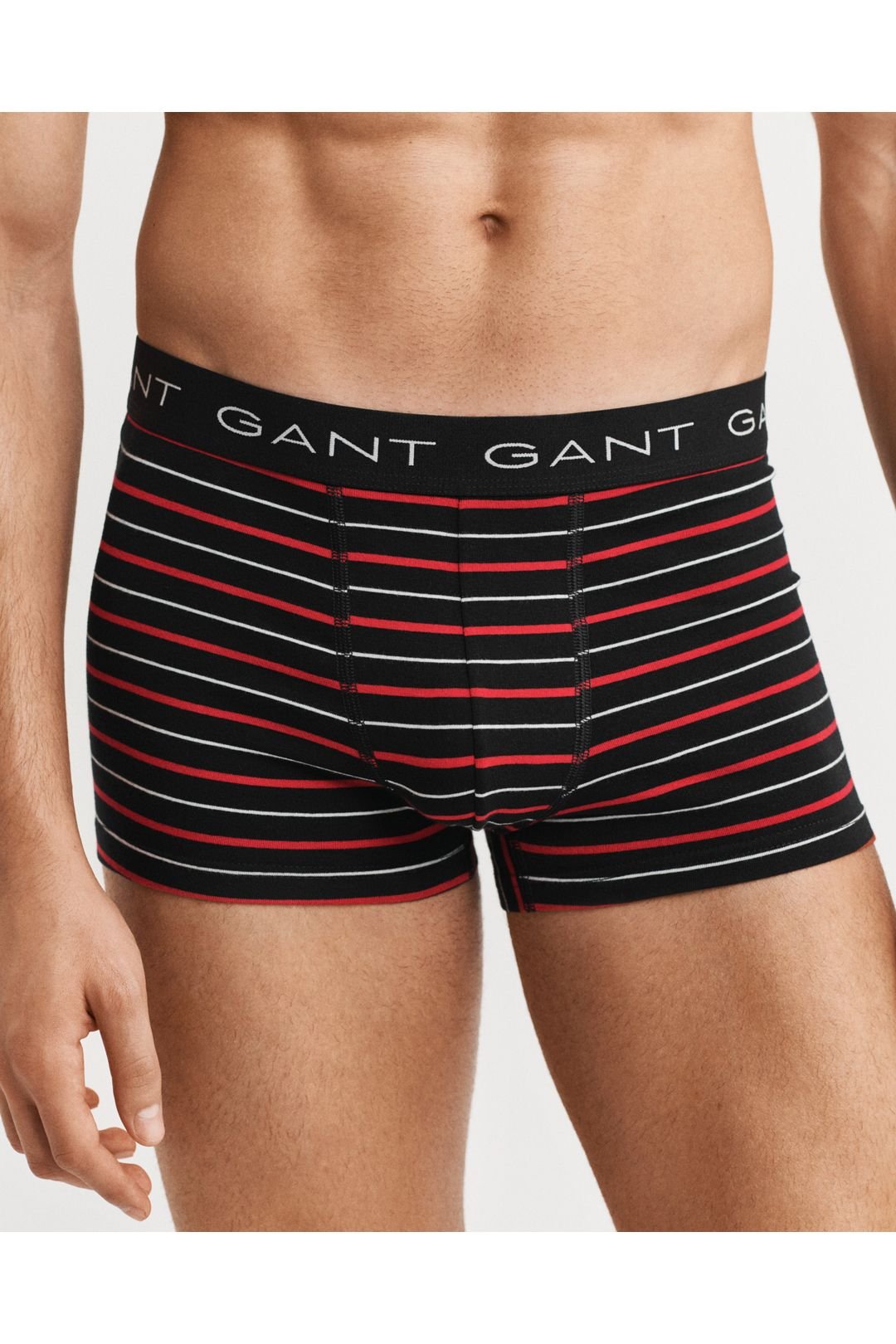 Gant Gant Men's Striped 3 Pack Boxer Black - 3