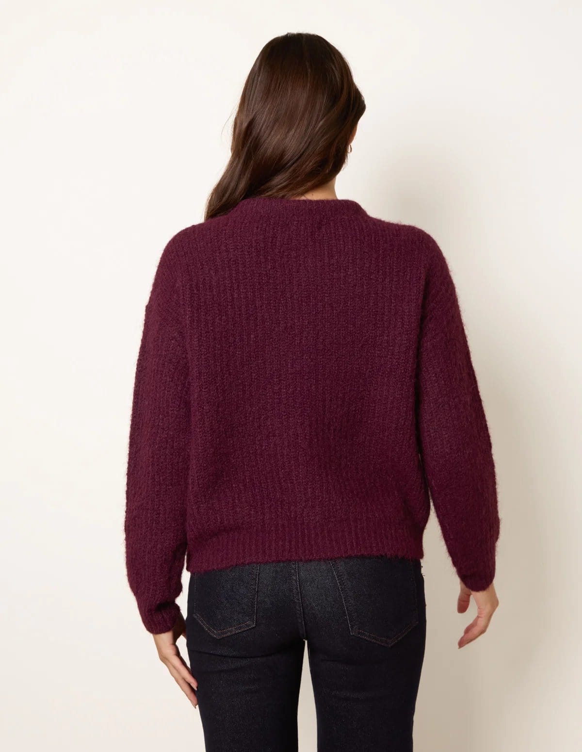 Blue Vanilla Pussybow Detail Knitted Cardigan - 4