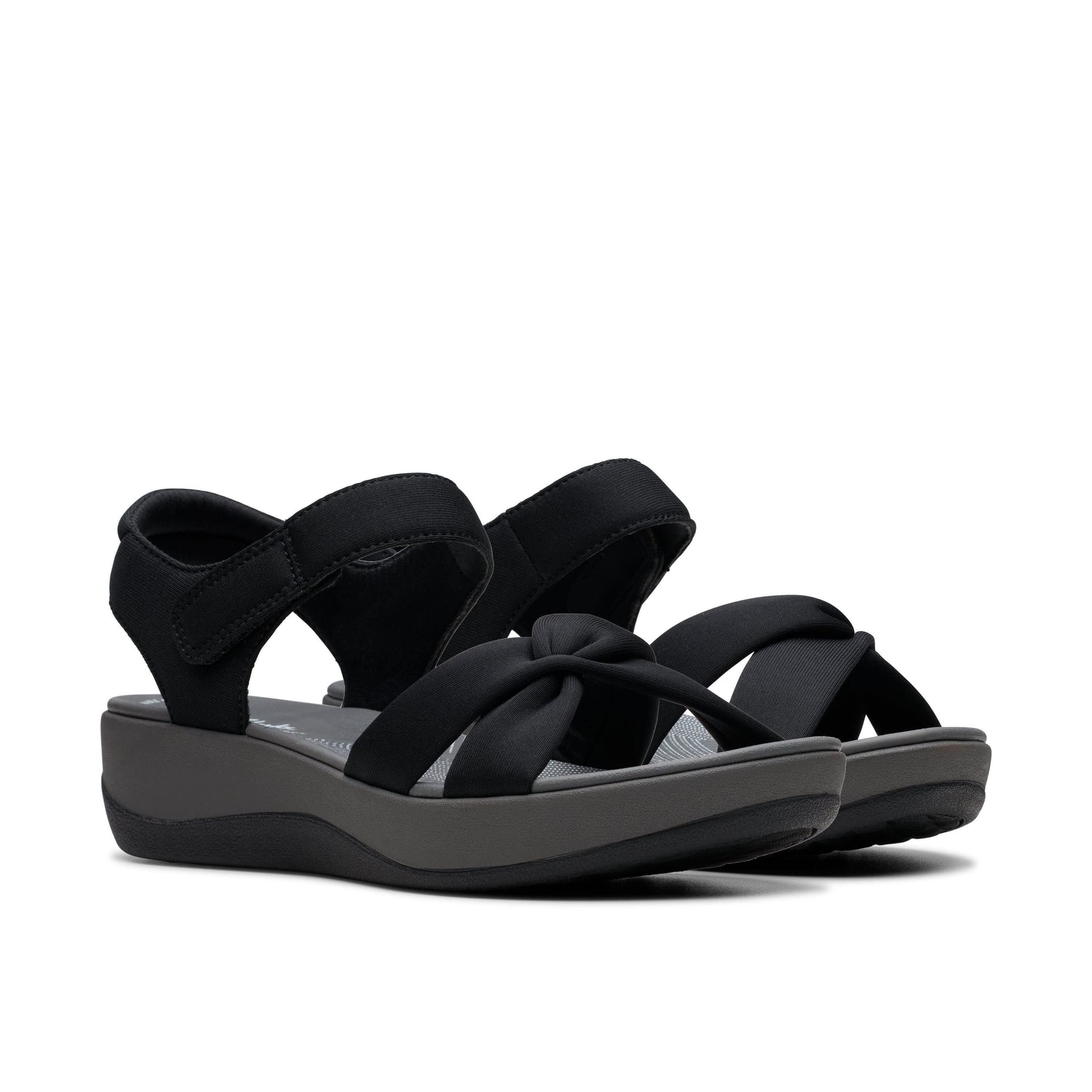 Clarks Clarks Women's Arla Daisy Black Wedges - 4