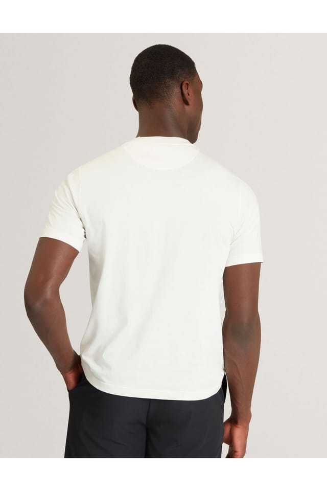 Ted Baker Ted Baker Men's LAMBBET SS Floral Box Print T-Shirt White - 3