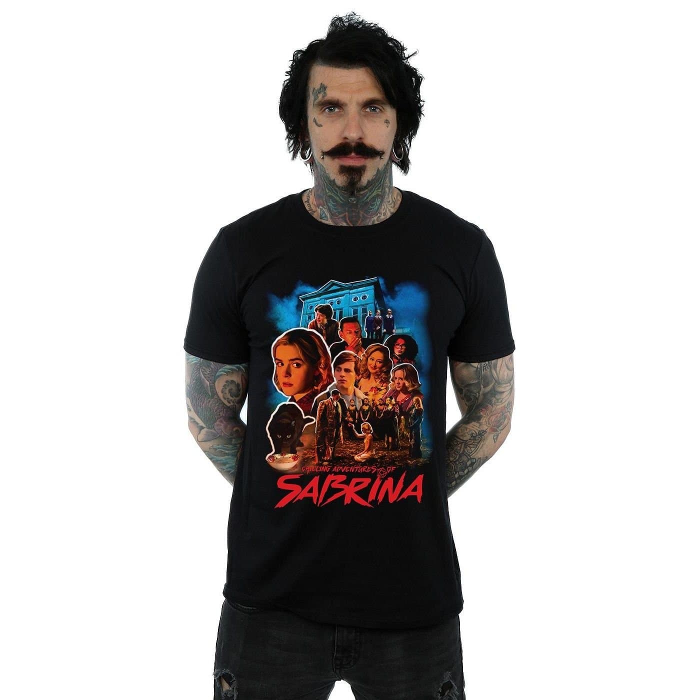 The Chilling Adventures Of Sabrina The Chilling Adventures Of Sabrina Men's Sabrina Homage T-Shirt in Black