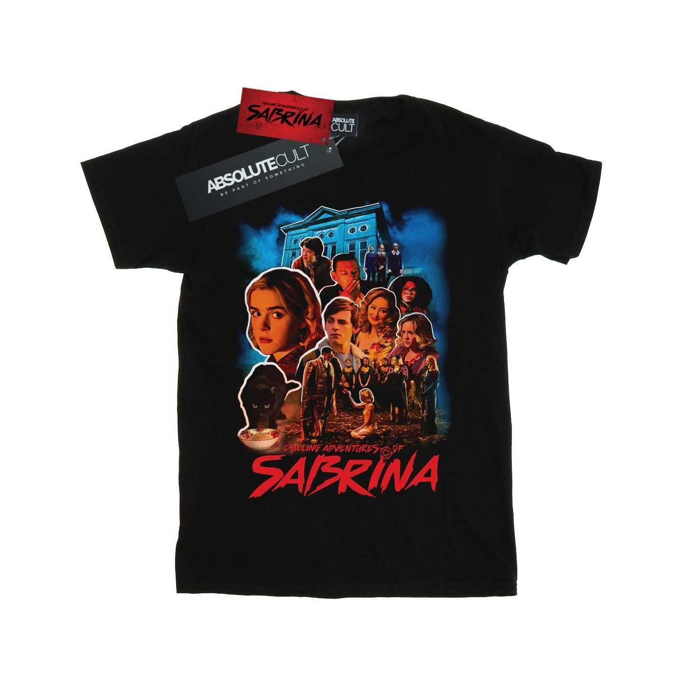 The Chilling Adventures Of Sabrina The Chilling Adventures Of Sabrina Men's Sabrina Homage T-Shirt in Black - 2