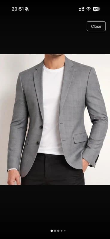 New Look Blazer new look size 36R grey relaxed fit