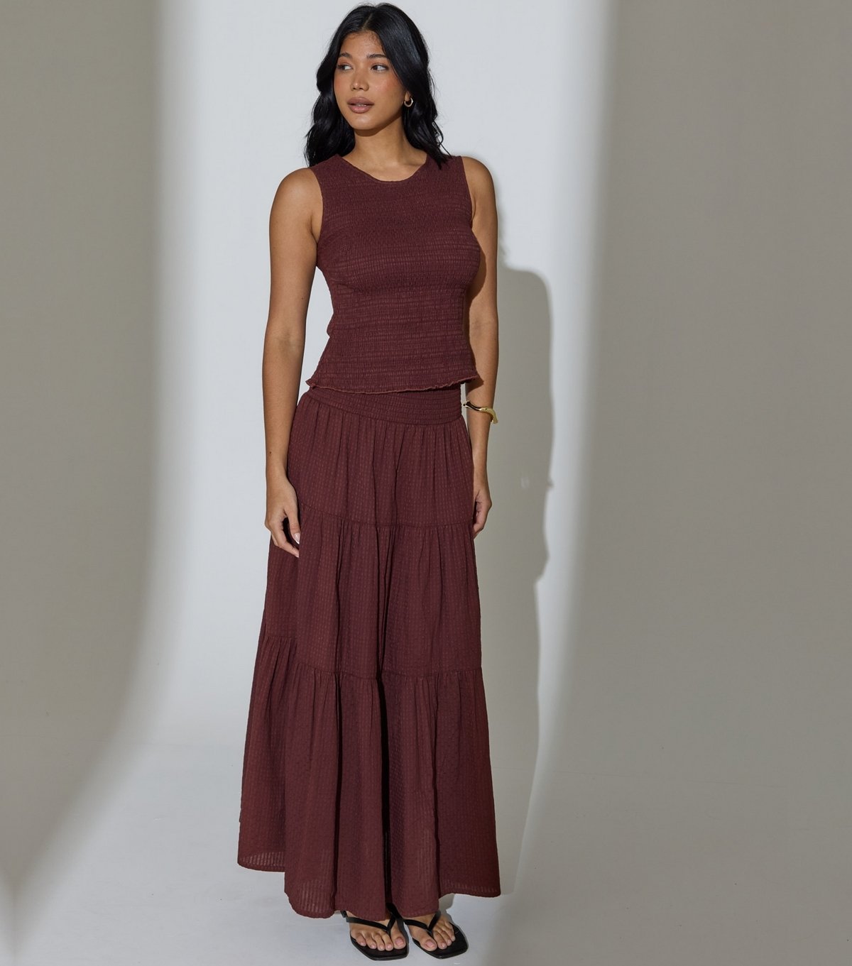 South Beach Women's Shirred Waist Maxi Skirt South Beach New Look - 3