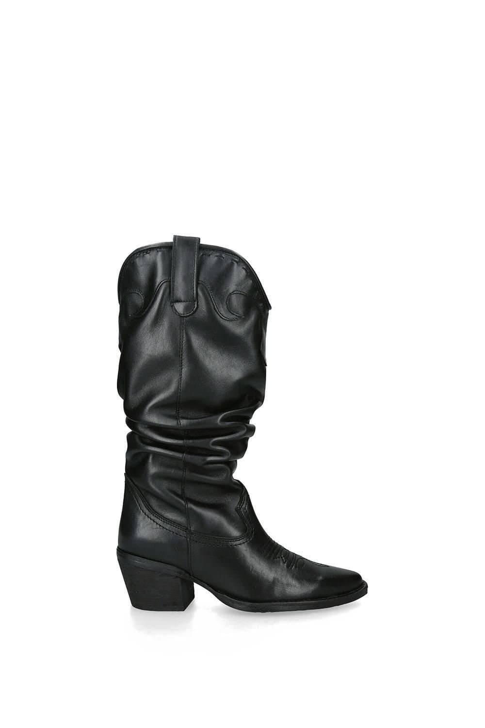 Steve Madden Steve Madden Women's Stage Black Leather Boots