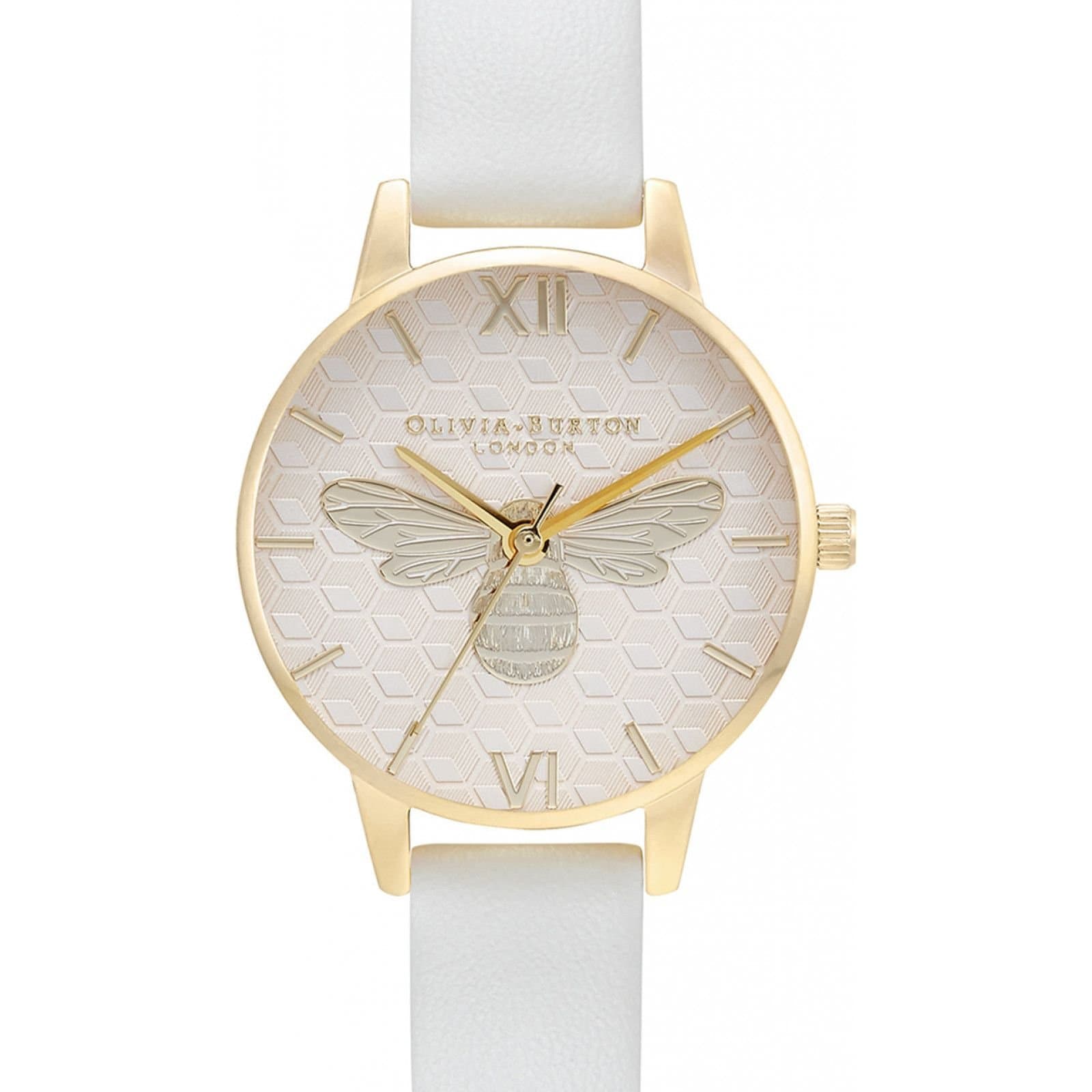 Olivia Burton Olivia Burton Women's OB16FB24 30mm Quartz Watch in White