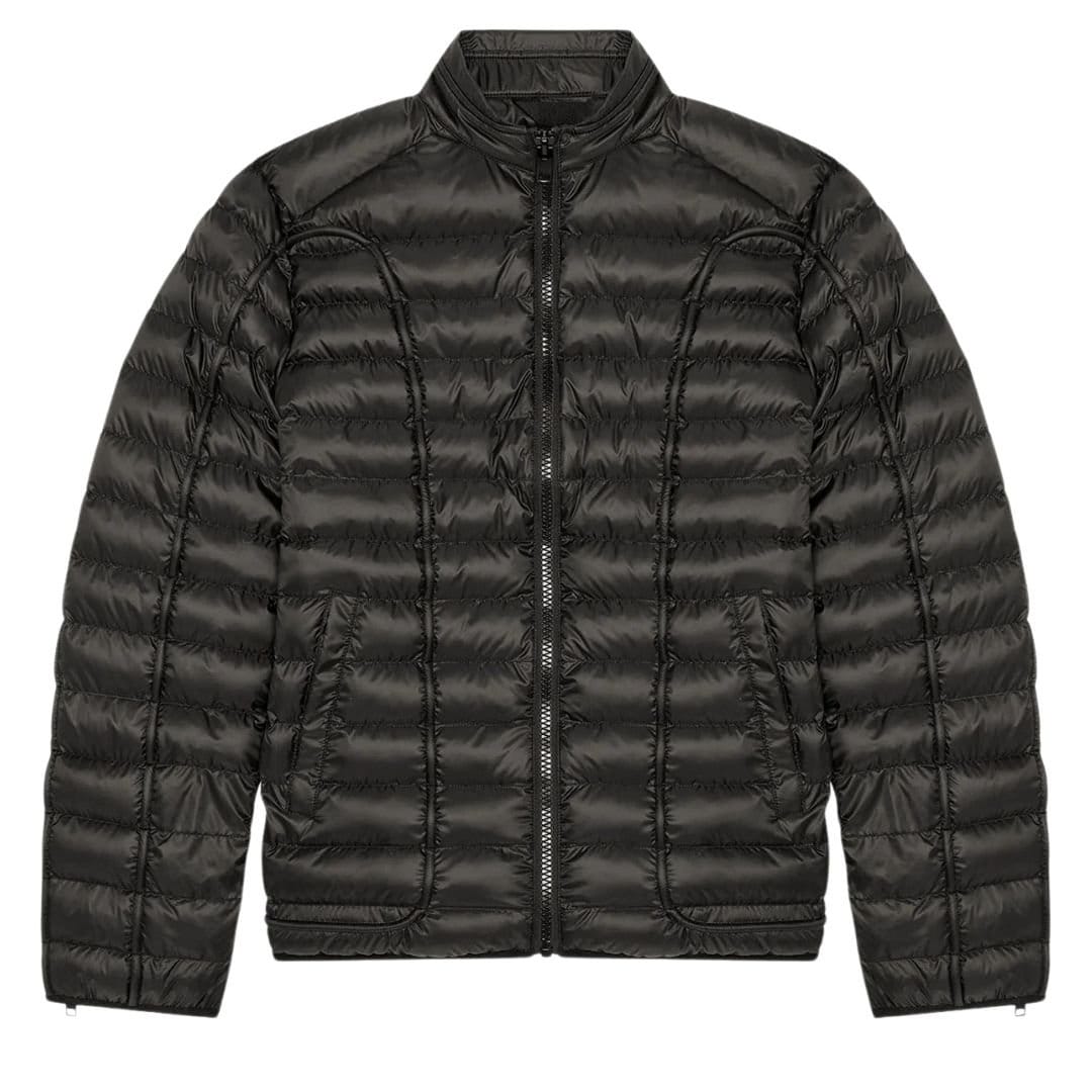Diesel Men's Plain Black Padded Jacket