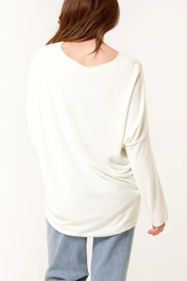 Blue Vanilla Heart Sequin Cut And Sew Top - 2