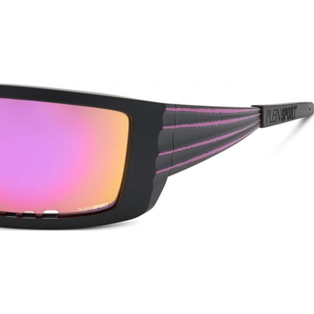 Plein Sport Plein Sport Men's SSP003-64U28R Square/Rectangle Sunglasses in Black - 2
