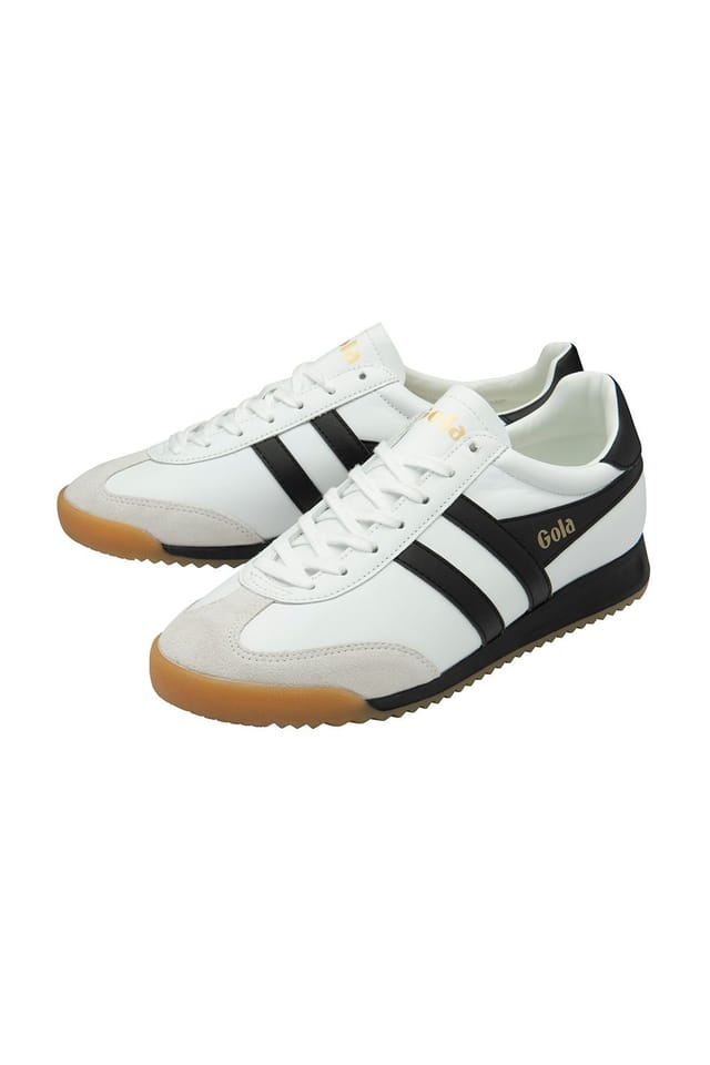 Gola Classics Gola Classics Men's 'Torpdeo Leather' Lace-Up Trainers in White - 3