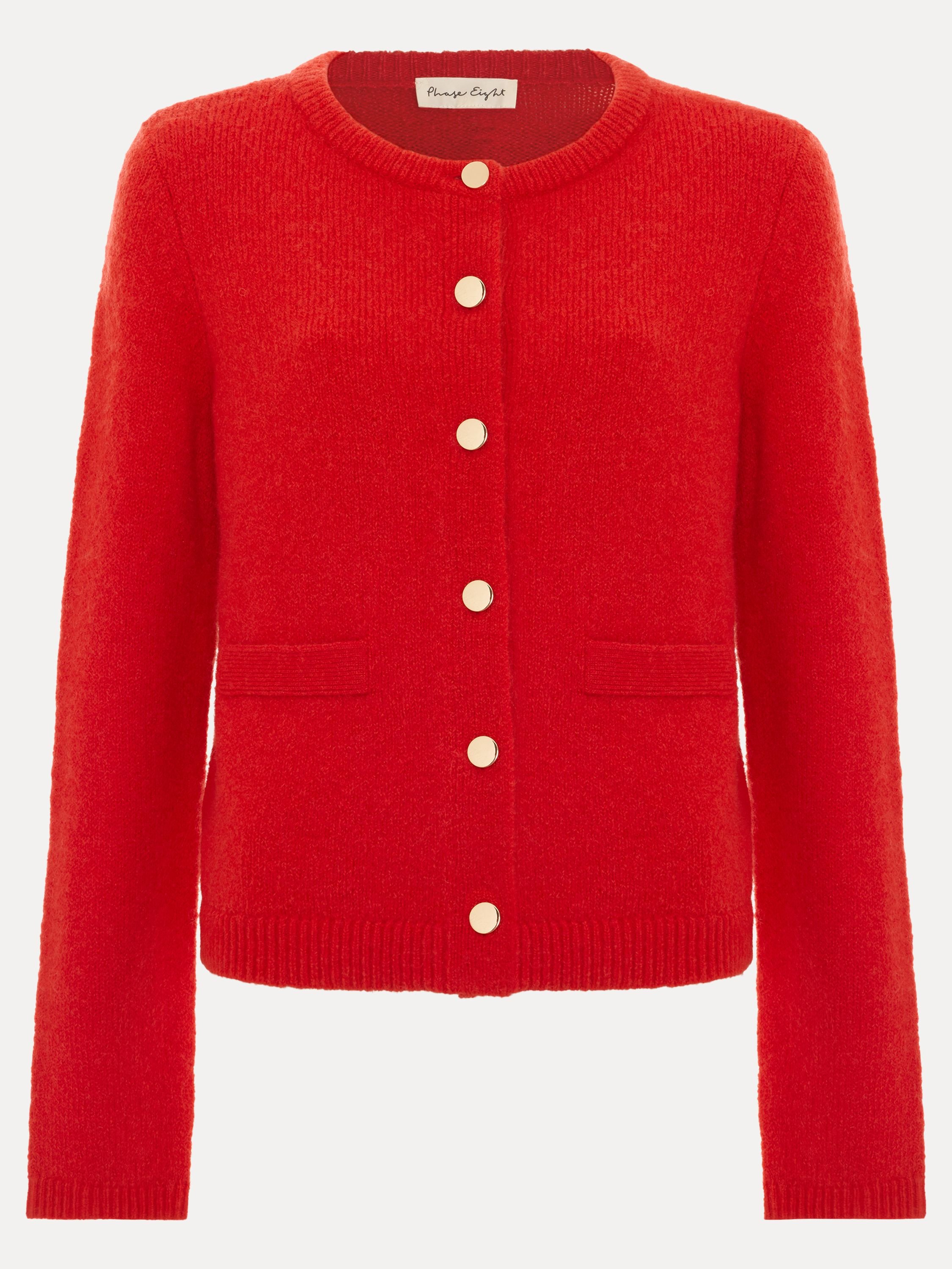 Phase Eight Phase Eight Women's Jade Cardigan in Scarlet - 2