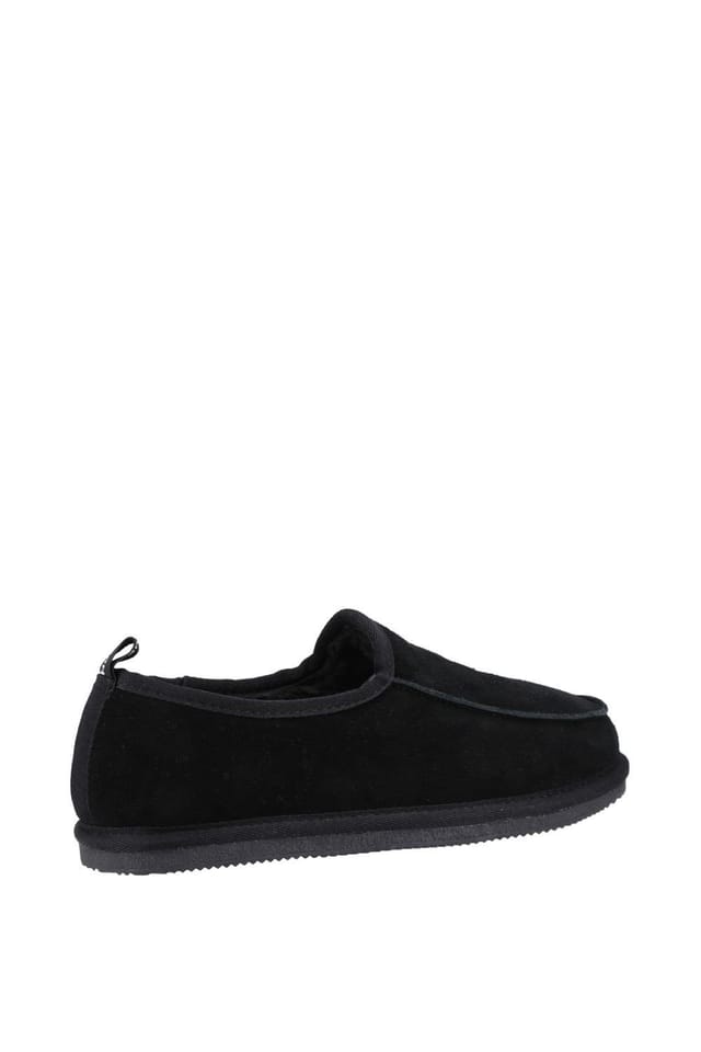 Hush Puppies Hush Puppies Men's 'Charles' Classic Slippers in Black - 2