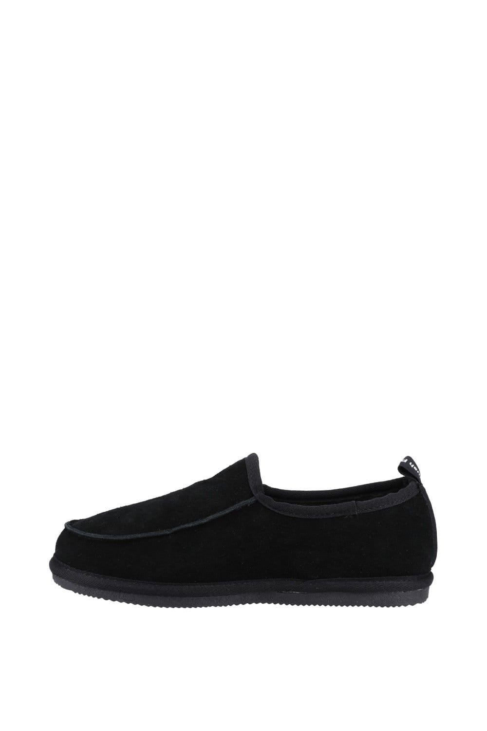 Hush Puppies Hush Puppies Men's 'Charles' Classic Slippers in Black - 4