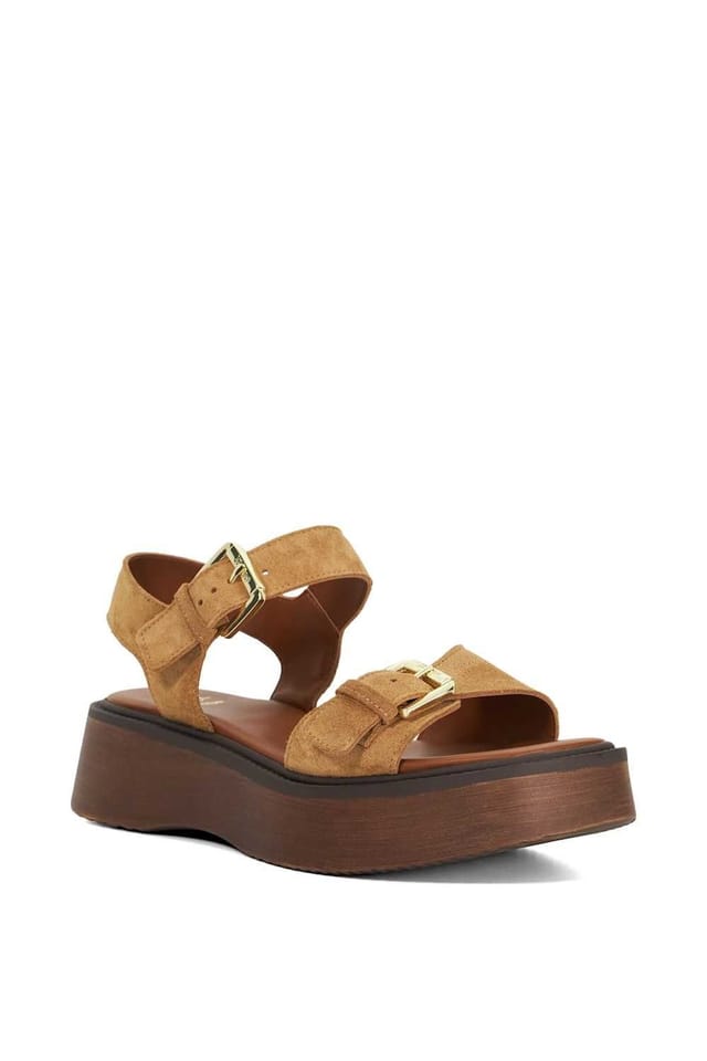 Dune London Dune London Women's 'Luno' Leather Sandals in Natural - 2