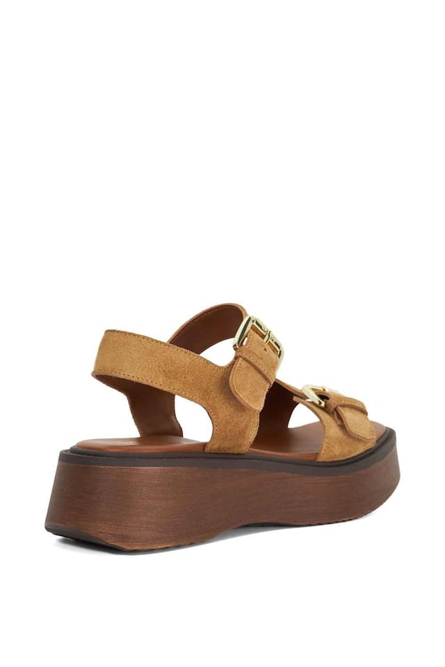 Dune London Dune London Women's 'Luno' Leather Sandals in Natural - 3
