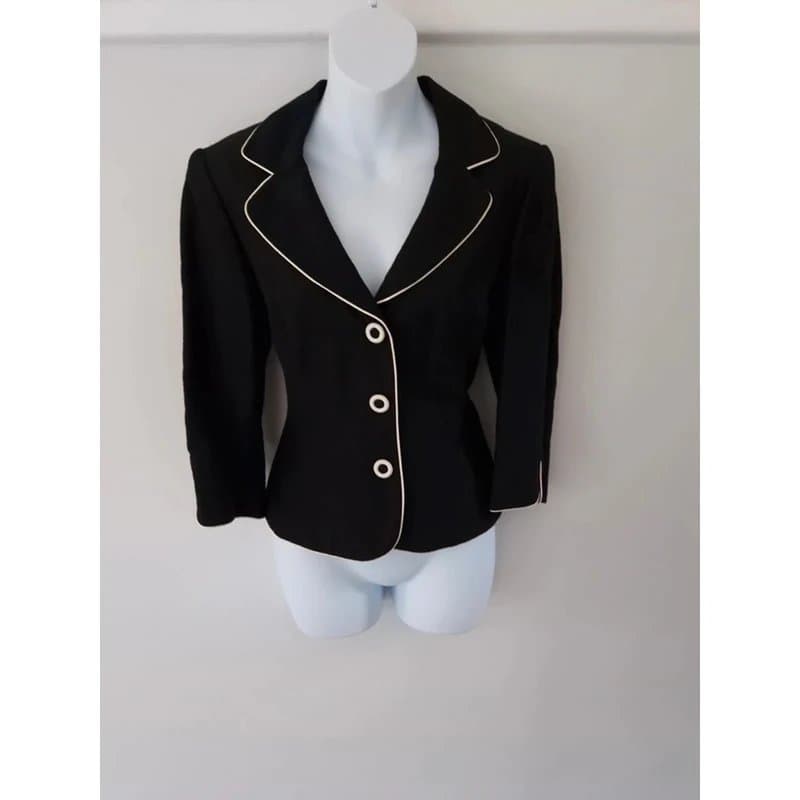 Phase Eight Phase Eight contrast piping blazer UK size 12