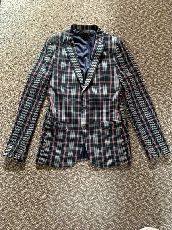 ASOS Checked Suit Jacket