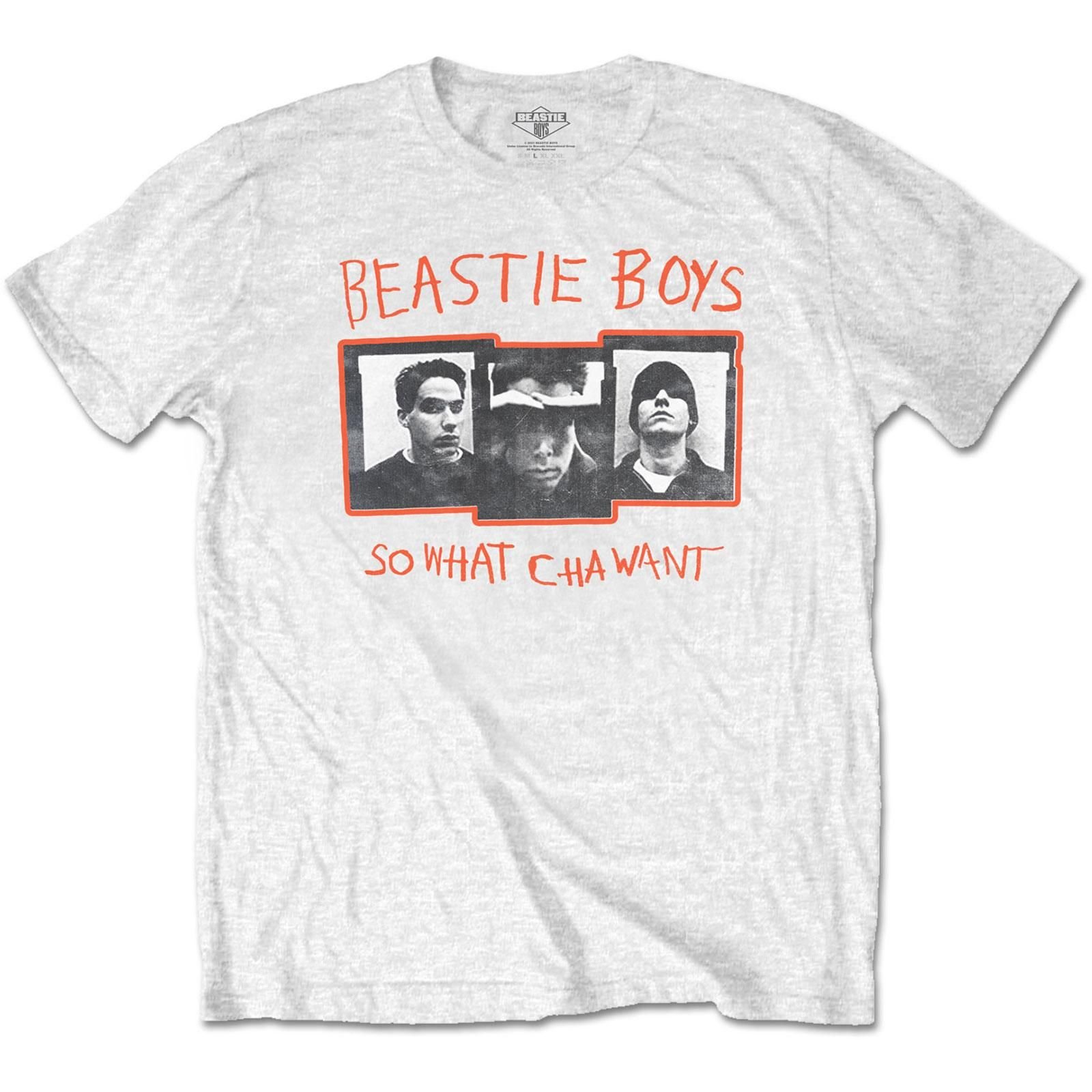 Beastie Boys Beastie Boys Men's So What Cha Want Cotton T-Shirt in White - 2