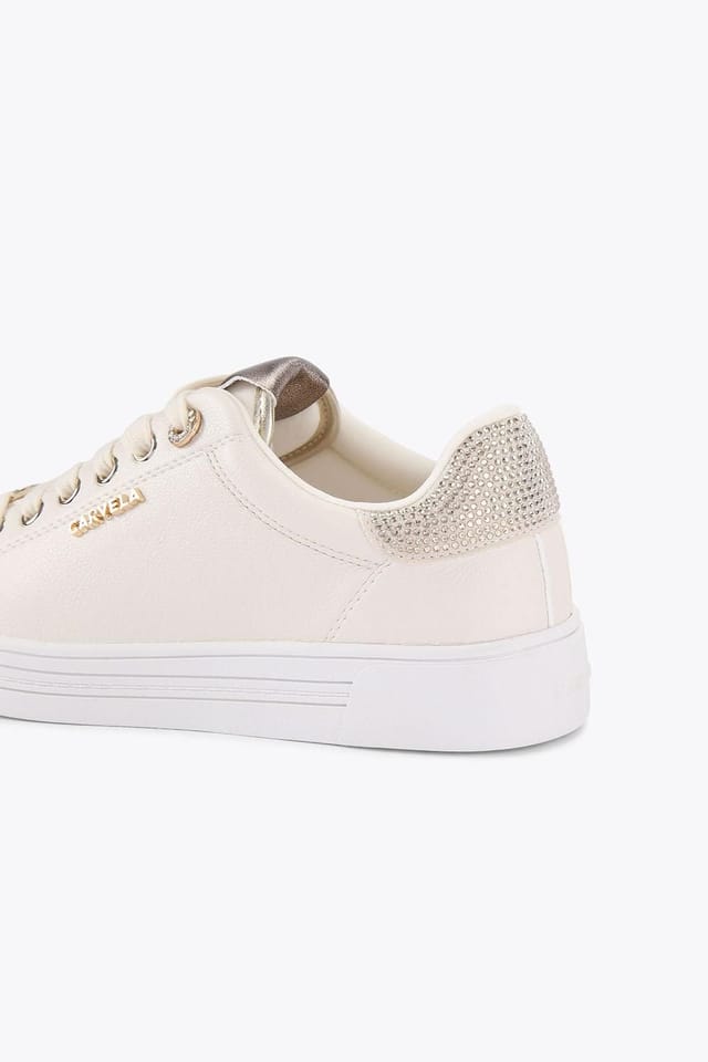 Carvela Carvela Women's 'Daze Toe Cap' Trainers in White - 3