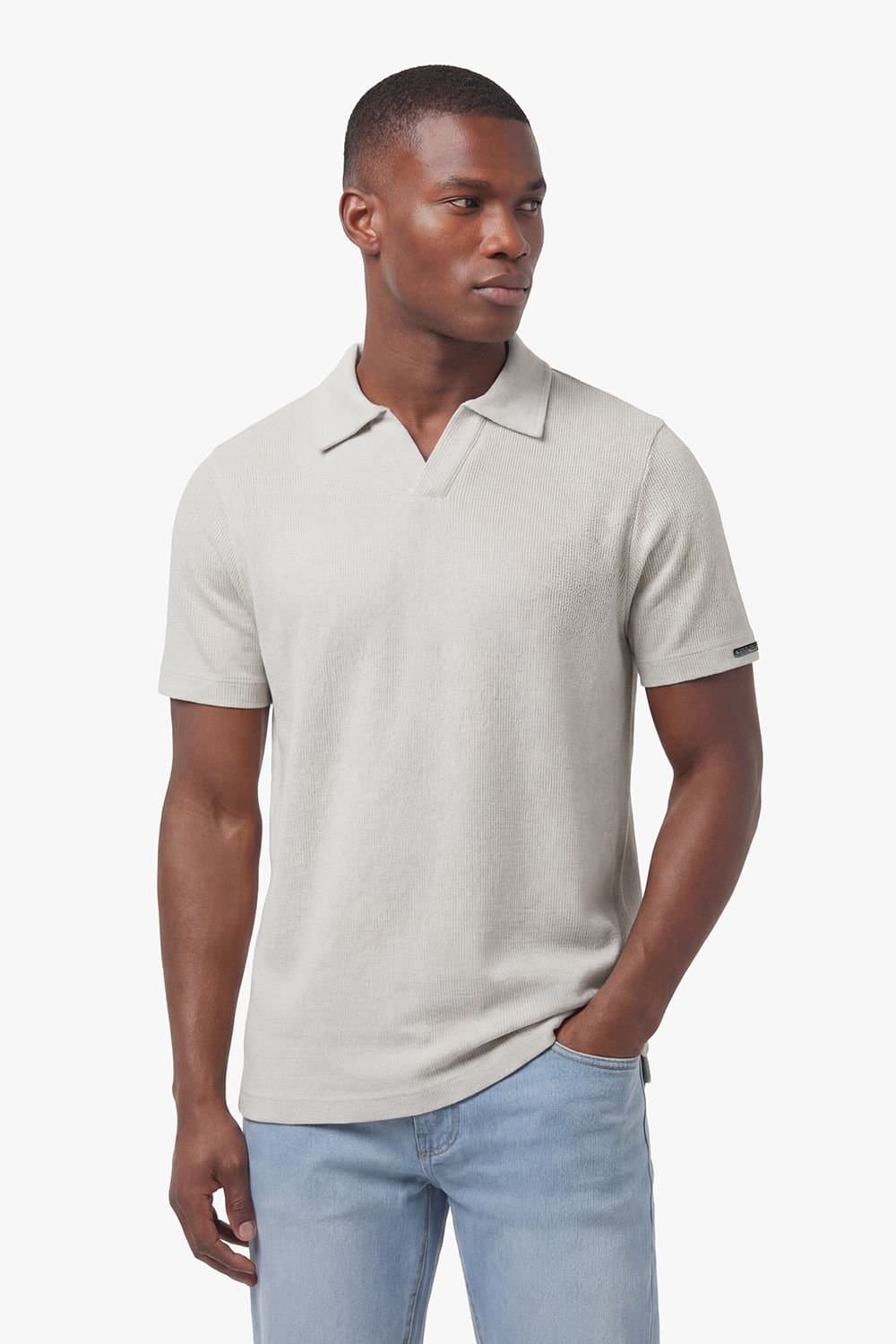 Luke 1977 Luke 1977 Men's Masaya Polo in Light Grey