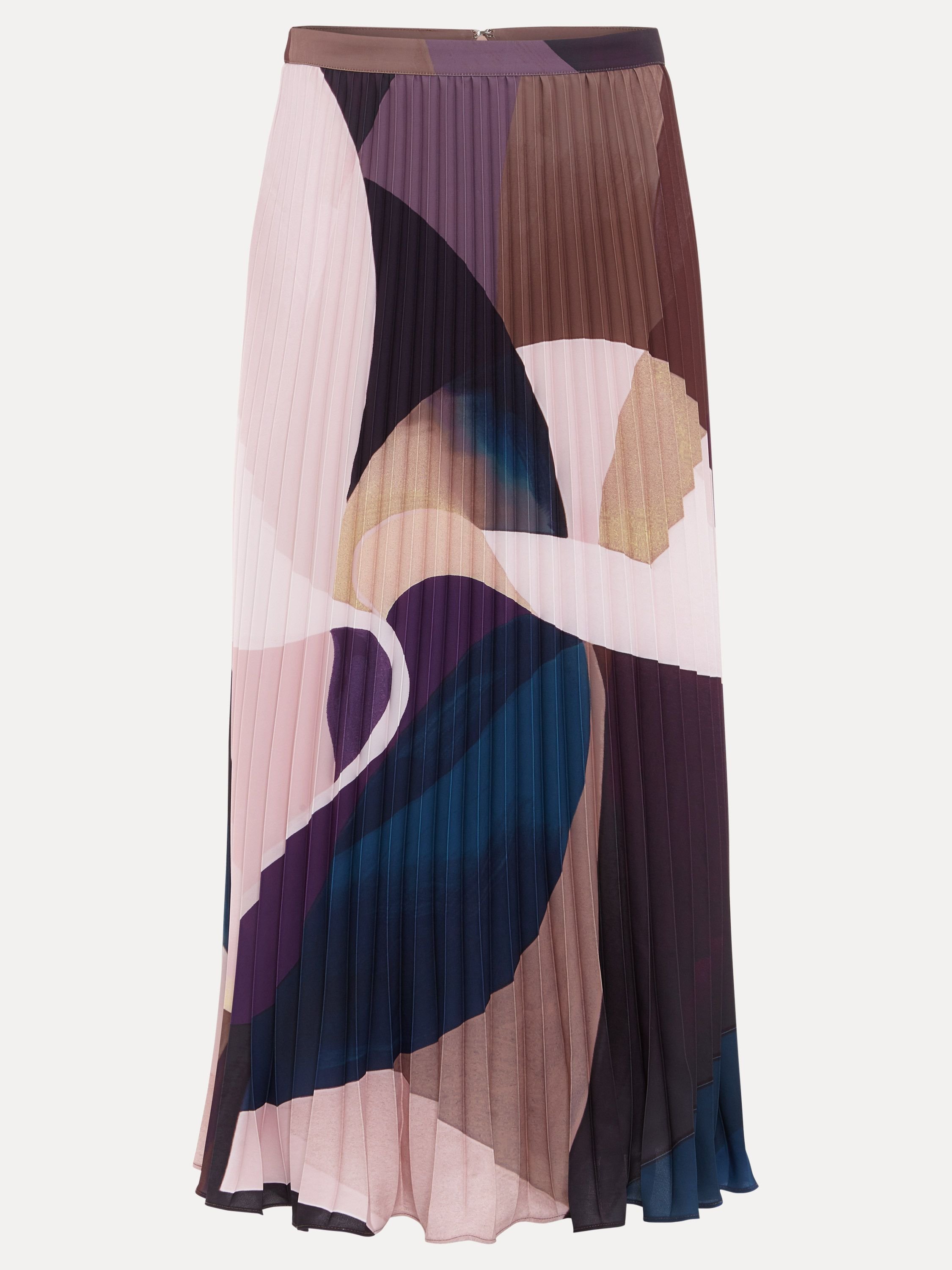 Phase Eight Phase Eight Women's Elmina Pleated Midi Skirt in Aubergine - 2