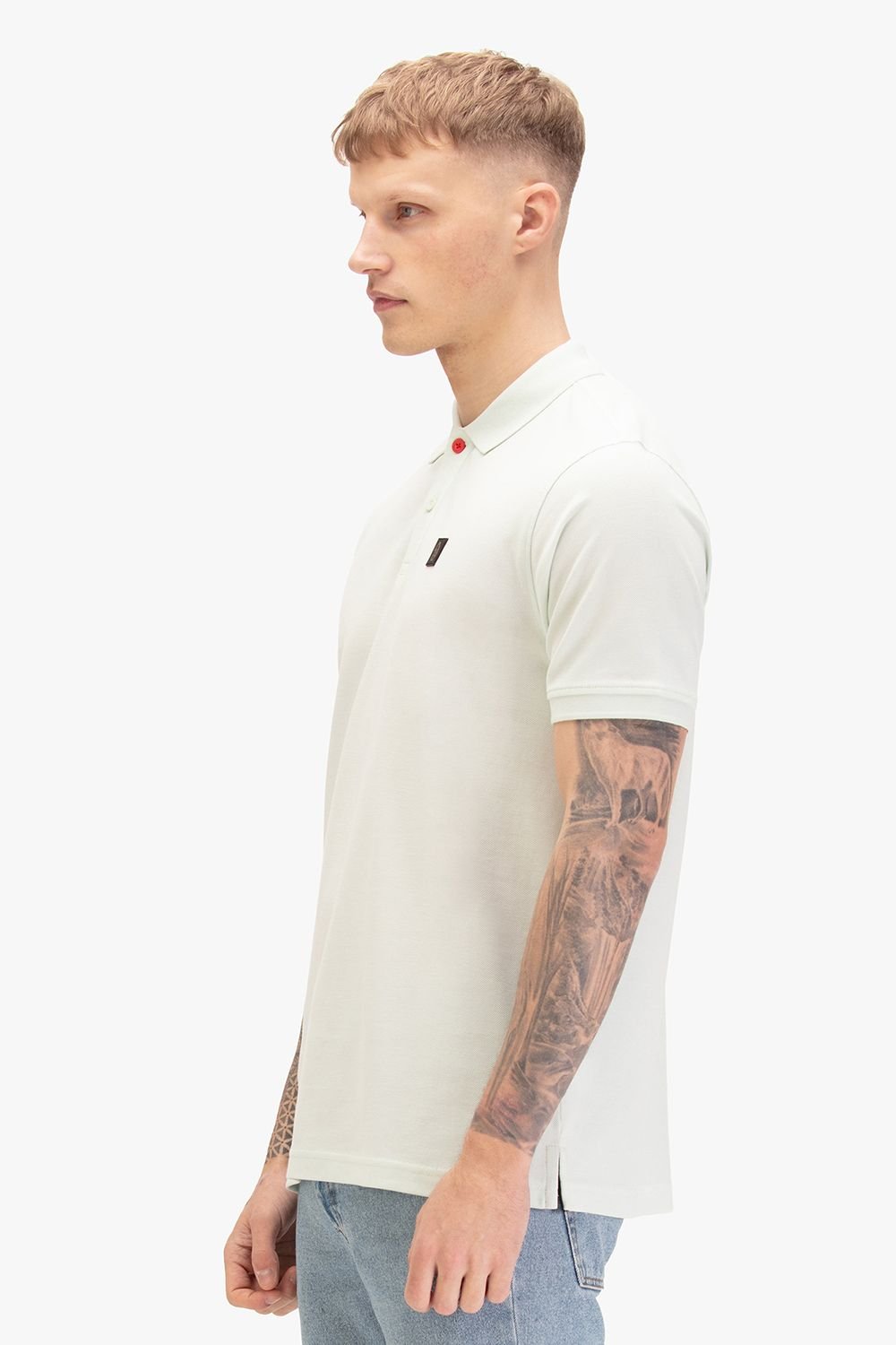 Luke 1977 Luke 1977 Men's New Mead 1000 Polo in Pale Green - 3