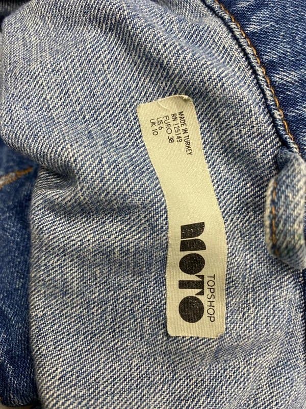 Topshop Fabulous topshop denim jacket moto topshop UK 10 BS001