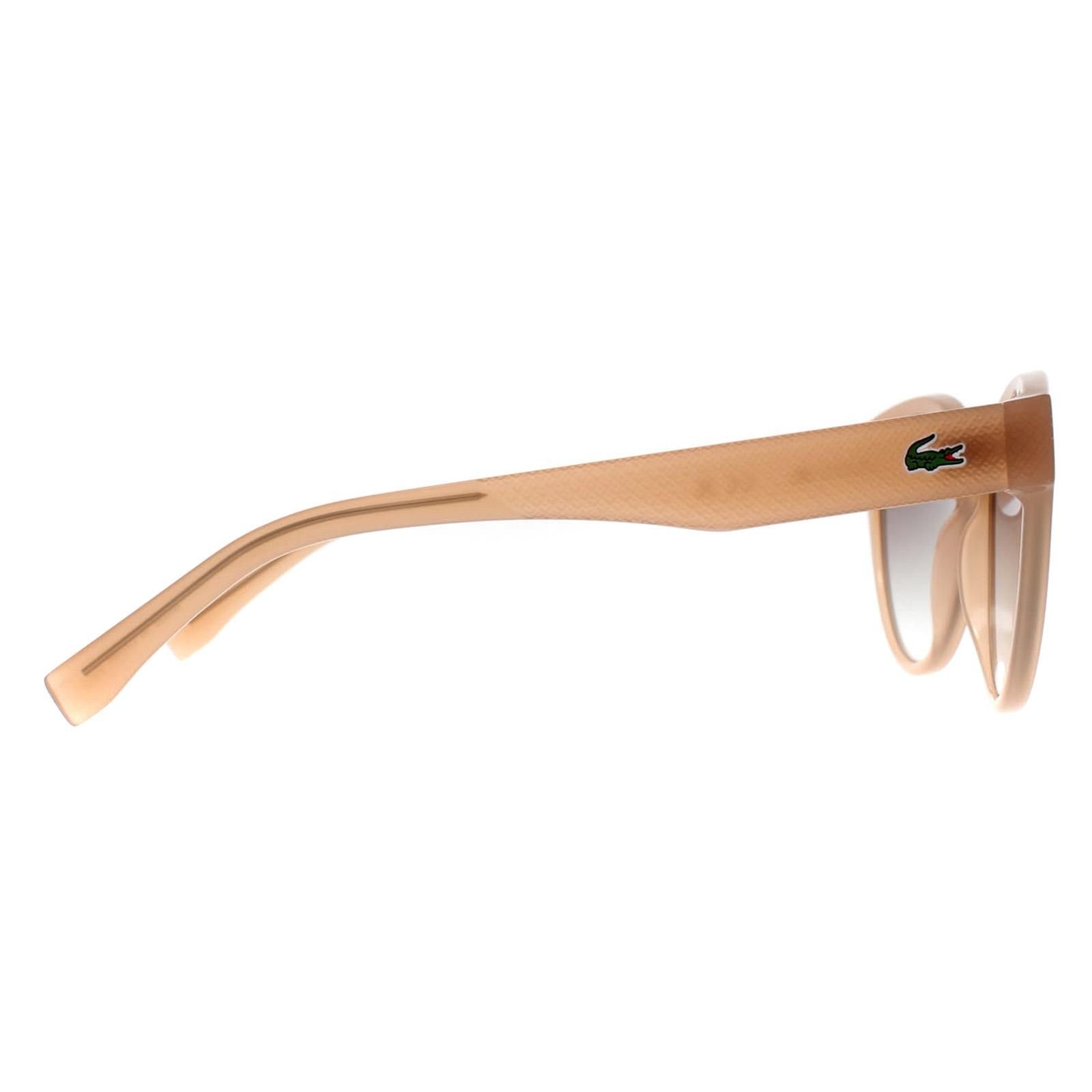 Lacoste Lacoste Women's Cat Eye Nude Grey Gradient L983S in Beige - 4