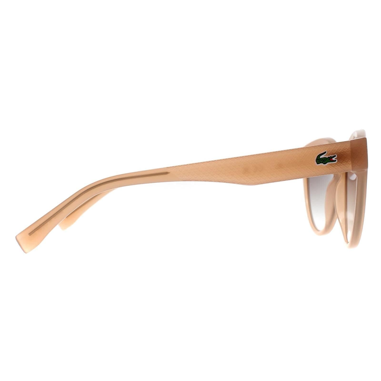 Lacoste Lacoste Women's Cat Eye Nude Grey Gradient L983S in Beige - 4