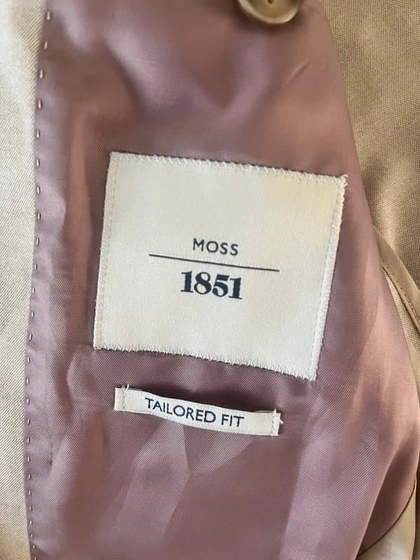 Moss Bros. Moss Bro’s Beige Suit