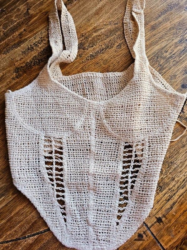 Zara 🌸Stunning knit cotton cami  crop top size S Zara
