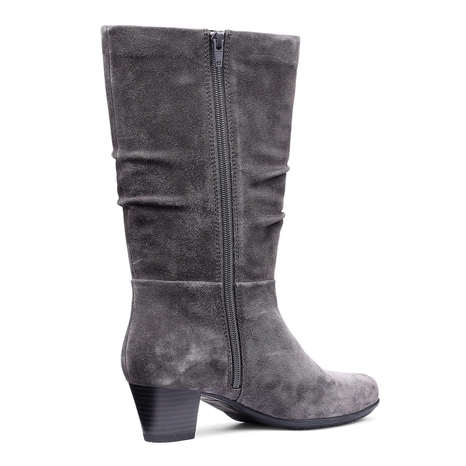 Hotter Hotter Women's 'Sloane' Calf Length Suede Boots in Grey - 4