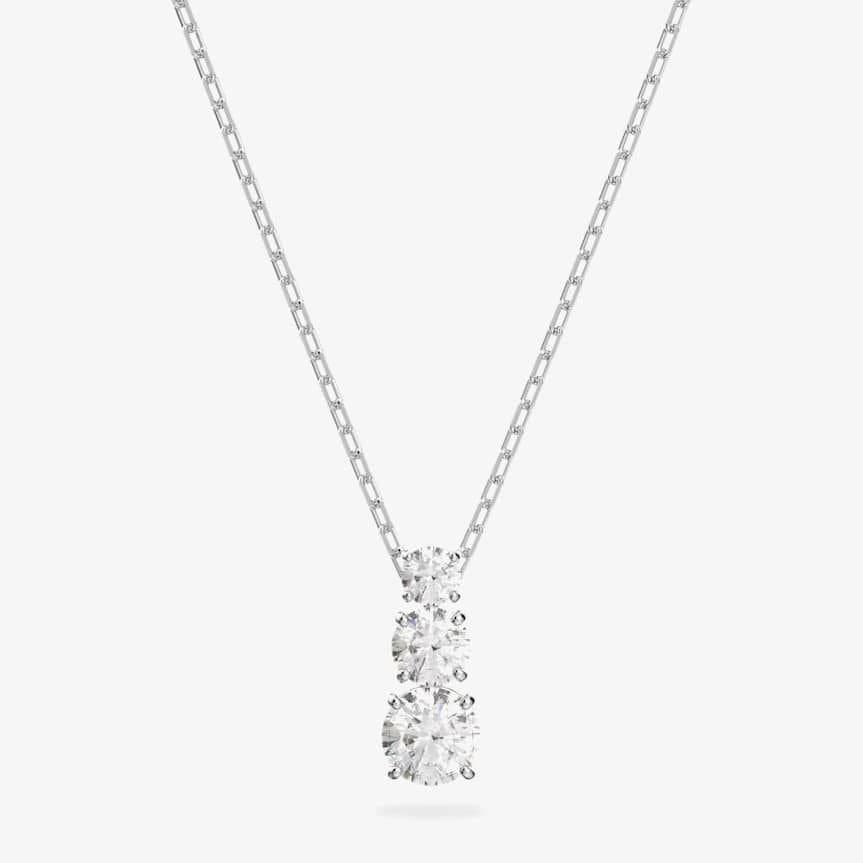 Swarovski Swarovski Women's Attract Trilogy Crystal Pendant 5414970 in Silver