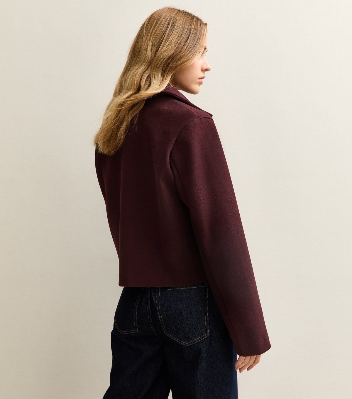 New Look Women's Dark Burgundy Multi Button Shacket Jacket New Look - 4