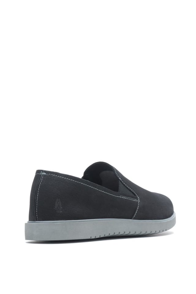 Hush Puppies Hush Puppies Women's 'Everyday' Smooth Leather Slip On Shoes in Black - 2