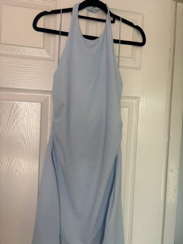 Bershka 💙 Bershka Baby Blue Halterneck Dress