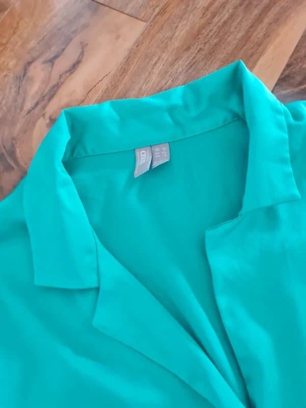 ASOS Silk green shirt,  size 12, Asos