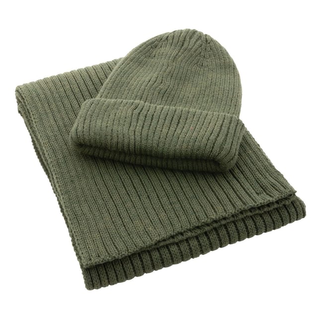 XD Design XD Design Men's Impact Aware Polylana Double Knit Beanie in Green - 3