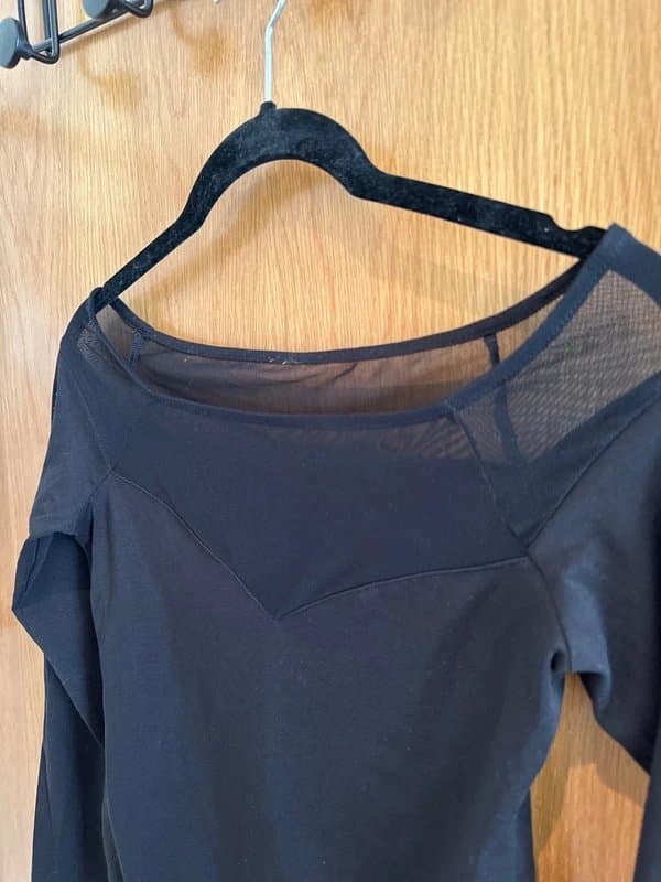 ASOS Black off the shoulder bodysuit