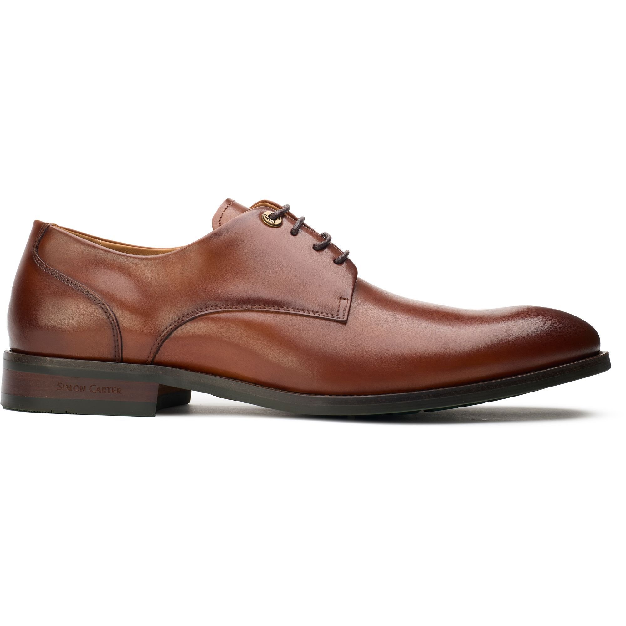 Simon Carter SIMON CARTER Men's Stegosaurus Derby Shoes in Tan - 2